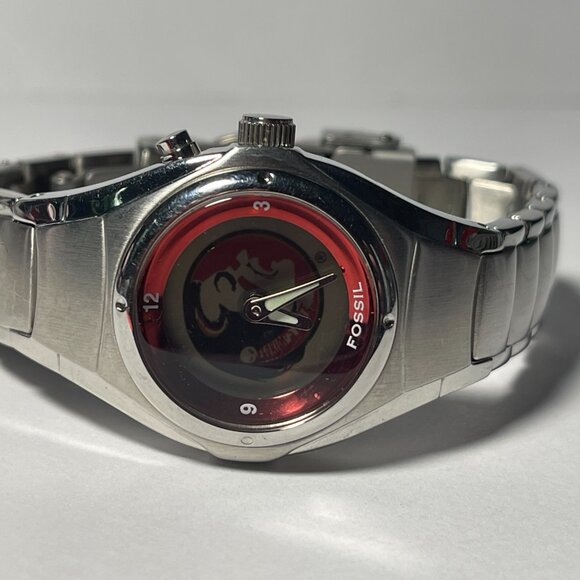 Florida State Seminoles NCAA Stainless-Steel Kaleido Ladies Watch by Fossil NEW - Picture 6 of 7